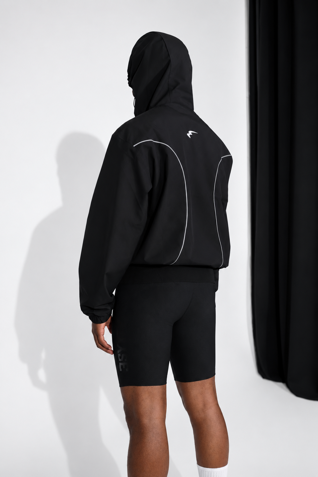 Temp Reactive Jacket and Matte Running Tights campaign look